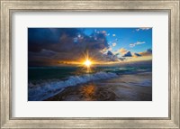 Sunrise Over Miami Beach Fine Art Print