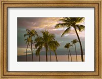 Hawaii Palm Sunset No. 1 Fine Art Print