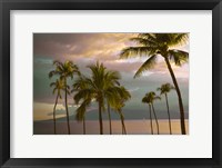 Hawaii Palm Sunset No. 1 Fine Art Print