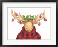 Christmas Moose Fine Art Print