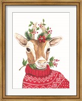 Christmas Goat Fine Art Print