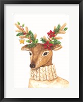 Christmas Deer Fine Art Print