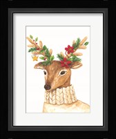 Christmas Deer Framed Print