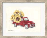 Sunflower Farm Truck Fine Art Print