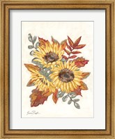 Sunflower Fall Foliage Fine Art Print