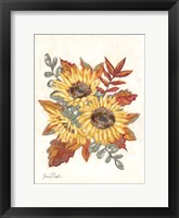Sunflower Fall Foliage Fine Art Print