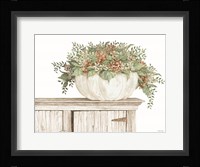 Fall Floral Pumpkin (white) Fine Art Print