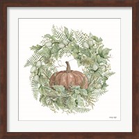 Pumpkin Wreath I Fine Art Print