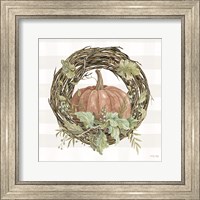 Pumpkin Wreath II Fine Art Print