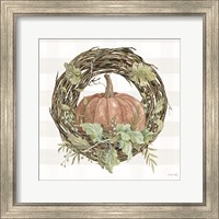Pumpkin Wreath II Fine Art Print