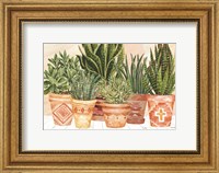 Aztec Potted Plants Fine Art Print
