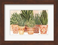Aztec Potted Plants Fine Art Print