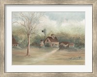 Barns in the Distance Fine Art Print
