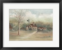 Barns in the Distance Fine Art Print