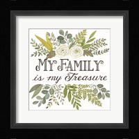 My Family is My Treasure Fine Art Print