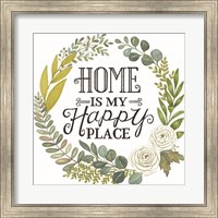 Home Is My Happy Place Fine Art Print