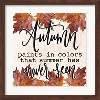 Autumn Paints in Colors Fine Art Print