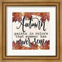 Autumn Paints in Colors Fine Art Print