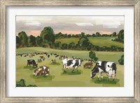 Abstract Field of Cows Fine Art Print