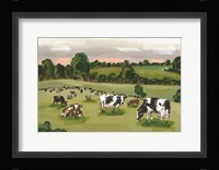 Abstract Field of Cows Fine Art Print