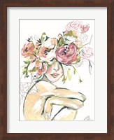 Floral Woman Fine Art Print