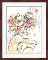 Floral Woman Fine Art Print