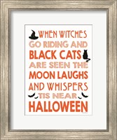 When Witches Go Riding Fine Art Print