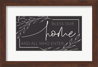 Bless Our Home and All Who Enter Fine Art Print