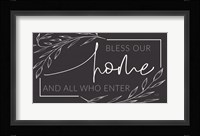 Bless Our Home and All Who Enter Fine Art Print