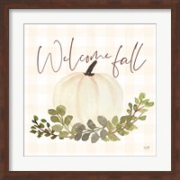 Welcome Fall Pumpkin Fine Art Print