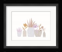 Flower Vases in a Row Fine Art Print