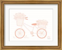 Pink Flower Bike Fine Art Print