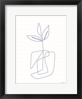 One Line Botanical II Framed Print