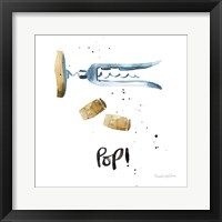 Pop the Cork VII Framed Print