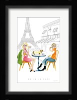 Paris Girlfriends III Framed Print