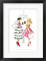 Paris Girlfriends II Framed Print