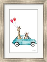 Giraffe Joy Ride III Fine Art Print