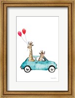 Giraffe Joy Ride III Fine Art Print