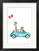 Giraffe Joy Ride III Fine Art Print
