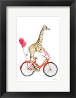 Giraffe Joy Ride I Fine Art Print