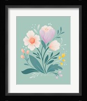 Flower Field I Framed Print