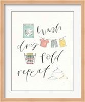 Wash Dry Fold Repeat V Fine Art Print