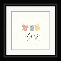 Wash Dry Fold Repeat II Framed Print
