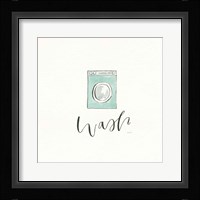 Wash Dry Fold Repeat I Framed Print