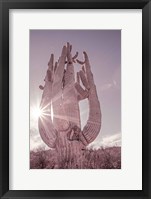 Dusty Desert Saguaro Fine Art Print