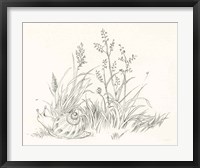 Farm Nostalgia Flowers VII Dark Gray Fine Art Print
