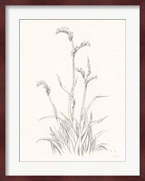 Farm Nostalgia Flowers V Dark Gray Fine Art Print