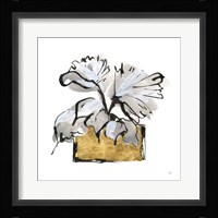 Gilded Vase IV Framed Print