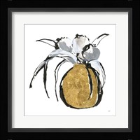 Gilded Vase II Framed Print