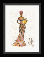 African Flair X B Framed Print